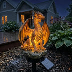 SolarDragon | Solcelledrevet Drage med Varmt LED-lys