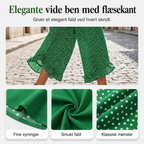 THE FLORÈNE | Luftige bukser med vide ben