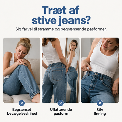 THE SAGA | Barrel Jeans med justerbar kant