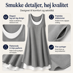 Sofia | Elegant Hørkjole med Lag-på-Lag Design