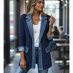THE LIORÀ — Strikket denimjakke