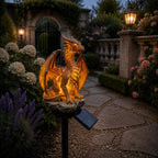 SolarDragon | Solcelledrevet Drage med Varmt LED-lys